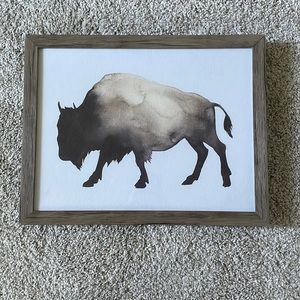 Bison watercolor